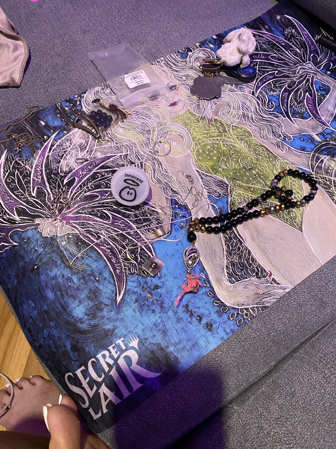 Eye separated from strand during reworking